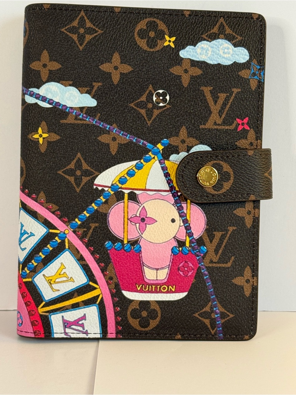 medium carousel print ring planner agenda – excellent condition
